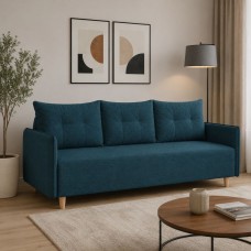 Ортопедичний диван Мекко Scandi 2060×950 Pocket Spring Cocos тканина Bagama 48 (MEK-161567)
