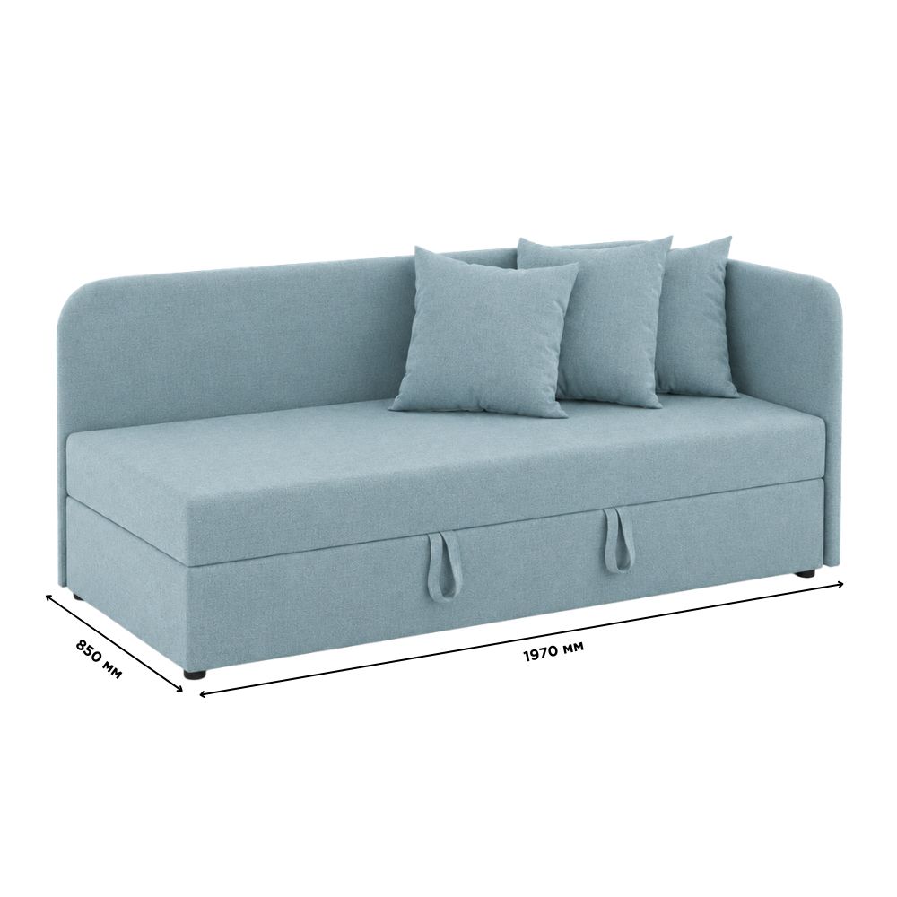 Диван-ліжко ортопедичне Мекко Verto 1970*850 Lux IV категорія Bestseller Teal (MEK-161387)