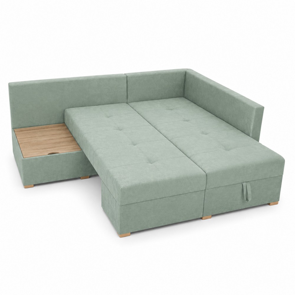Диван ортопедичний поворотний Мекко Mercury 3000*2150 Pocket Spring Cocos I категорія Riviera 031 (MEK-161097)