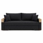Ортопедический раскладной диван Мекко Reston 2250×960 Gold III категория Austin 21 Black (MEK-161188)