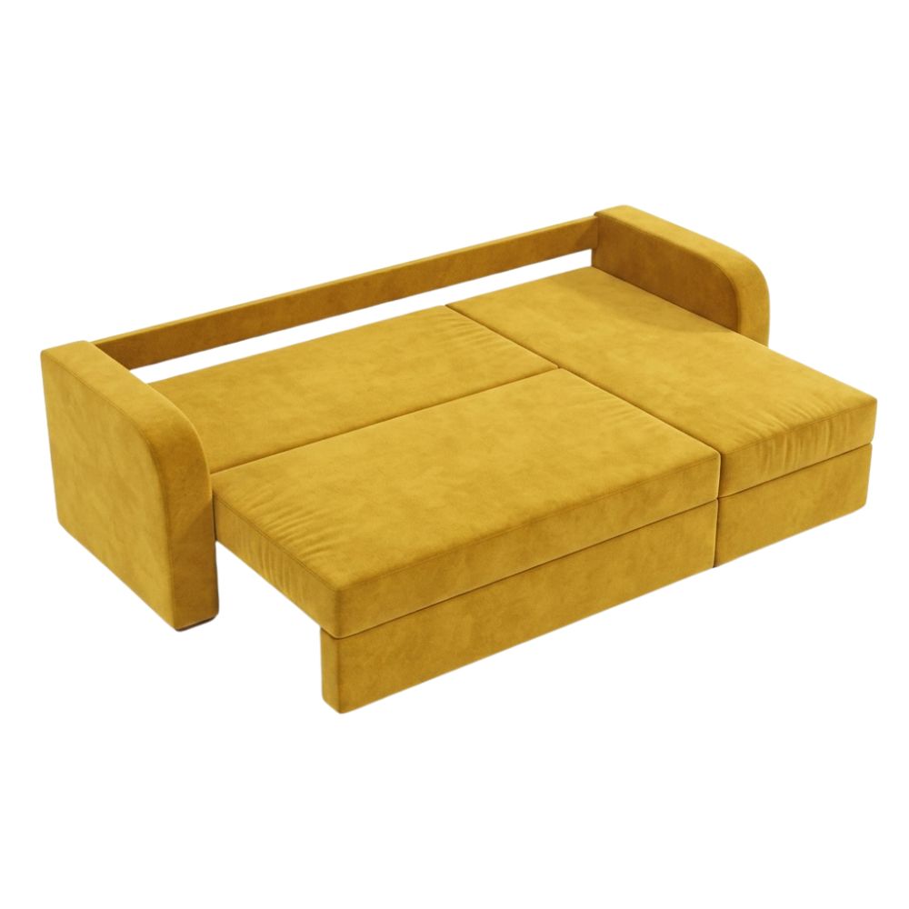 Кутовий диван ортопедичний Мекко Wilson 1950*1450 Lux II категорія Allure Premium Yellow (MEK-161518)