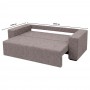 Ортопедичний диван Мекко Bono 2600*960 Gold IV категорія Bestseller Marble (MEK-161418)
