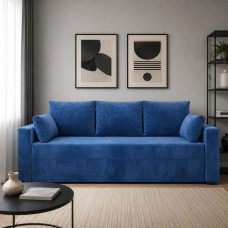Диван розкладний ортопедичний Мекко Lincoln 2300*1000мм Gold II категорія Allure Premium Denim (MEK-161328)