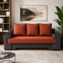 Ортопедический диван-трансформер Мекко Original 2250*960 мм Bonel Standart Hard Plus Акционная ткань Bagama 19/Bagama 32 (MEK-161248)