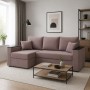 Кутовий ортопедичний диван Мекко Senator 2500x1500 Lux II категорія Allure Premium Rose (MEK-161738)