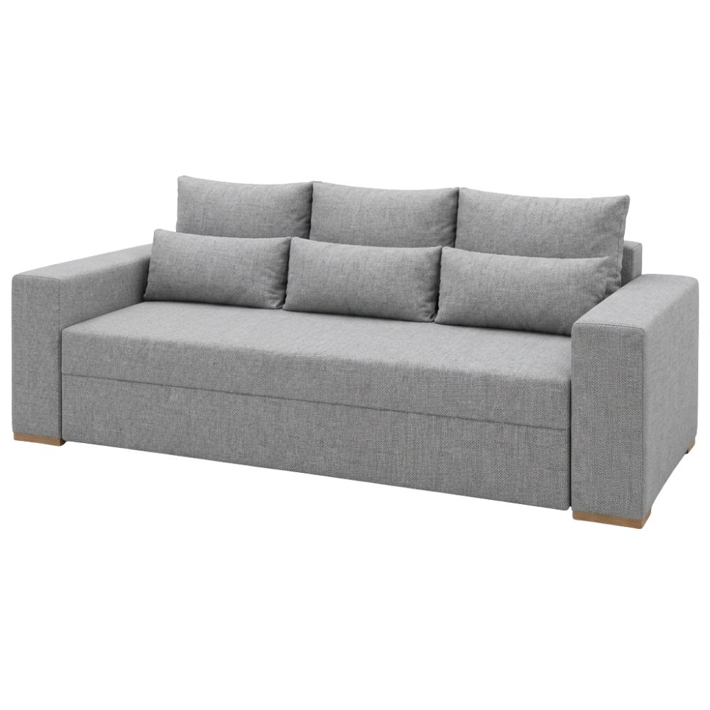 Ортопедичний диван Мекко Trend 2650×1150 Pocket Spring Cocos III категорія Austin 18 Grey (MEK-161668)