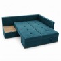Диван ортопедичний поворотний Мекко Mercury 3000*2150 Bonel Standart Hard Plus II категорія Allure Premium Ocean (MEK-161088)