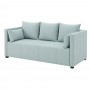 Диван прямий Мекко Monaco 2170х930 Lux III категорія Austin 16 Aqua (MEK-161719)