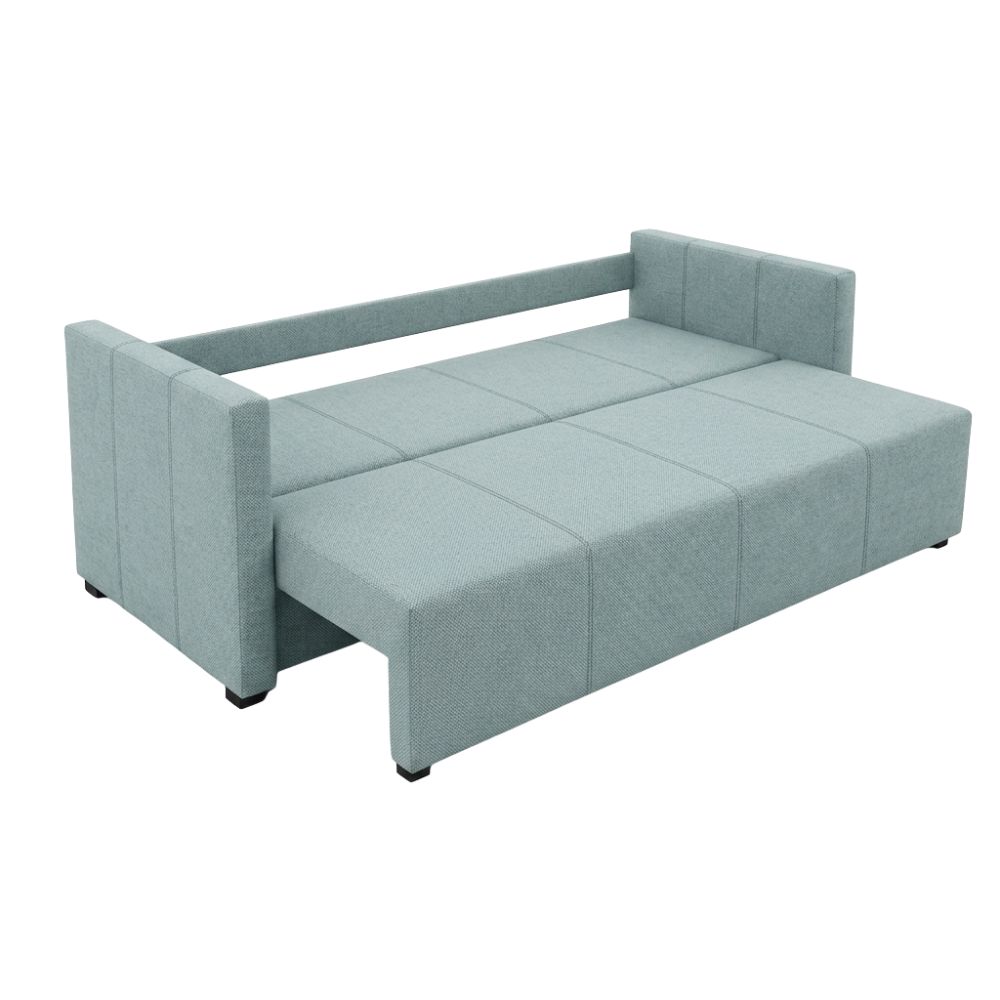 Диван прямий Мекко Monaco 2170х930 Lux III категорія Austin 16 Aqua (MEK-161719)