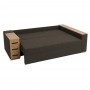 Кутовий ортопедичний диван Мекко Cube Shuttle 2600x1430 Bonel Standart Hard Plus Акційна тканина Bagama 35 (MEK-161128)