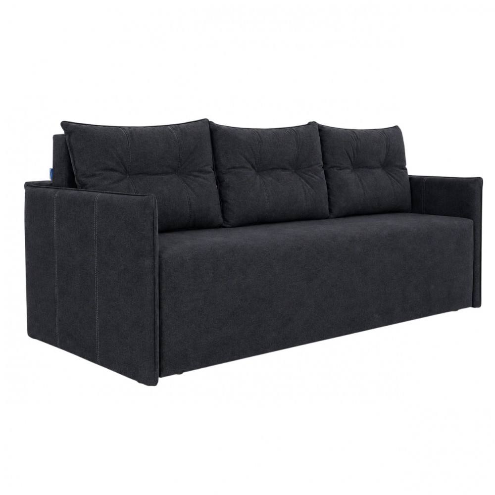 Диван розкладний ортопедичний Мекко Erne 2060х950мм Bonel Standart Hard Plus II категорія Allure Premium Graphite (MEK-161489)