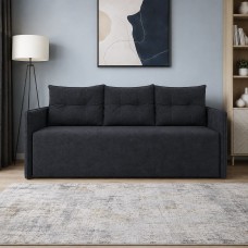 Диван розкладний ортопедичний Мекко Erne 2060х950мм Pocket Spring Cocos II категорія Allure Premium Graphite (MEK-161499)