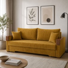 Ортопедичний розкладний диван Мекко Reston Maxi 2300×1030 Bonel Standart Hard Plus IV категорія Bestseller Amber (MEK-161439)
