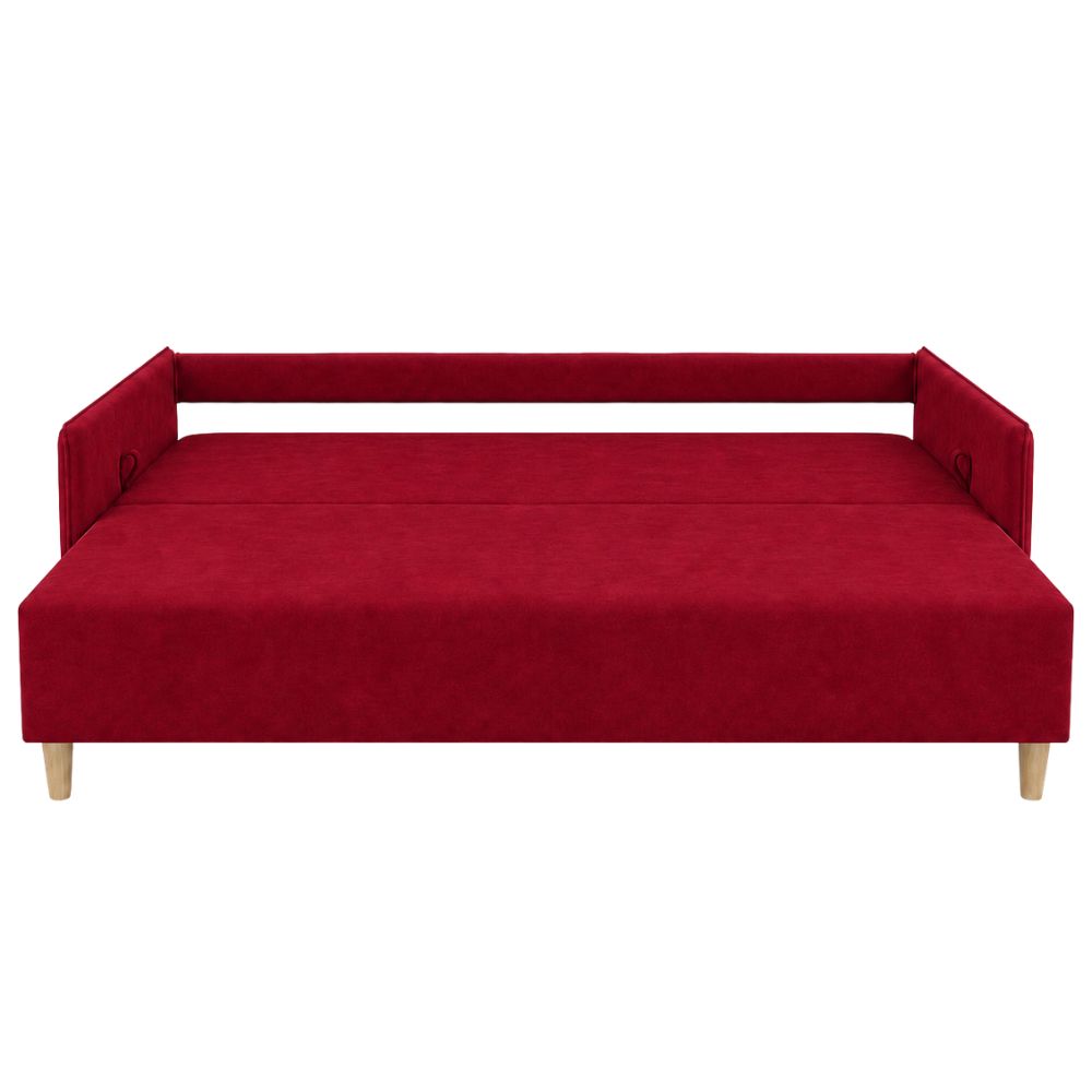 Ортопедичний диван Мекко Scandi 2060×950 Pocket Spring Cocos II категория Allure Premium Wine (MEK-161569)