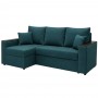 Кутовий ортопедичний диван Мекко Senator 2500x1500 Lux III категорія Austin 14 Petrol (MEK-161739)