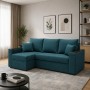 Кутовий ортопедичний диван Мекко Senator 2500x1500 Lux III категорія Austin 14 Petrol (MEK-161739)