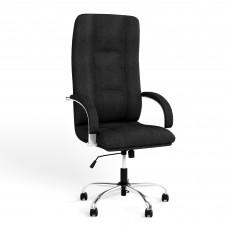 Крісло поворотне STAR STEEL CHROME TILT CHR68 Micro-A (Чорний) (NWS-126819)