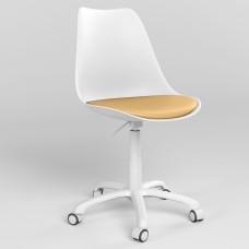 Стілець поворотний ASTI GTS (J) PW62 (BOX-1) K01 ECO-01 (Бежевий) (NWS-132008)