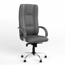Крісло поворотне STAR STEEL CHROME (COMFORT) LE-N (Сірий) (NWS-126853)