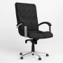 Кресло поворотное GERMES STEEL CHROME LB P Micro-A (Черный) (NWS-126024)