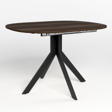 Стіл ARGON LOFT BLACK (18) 1100/1420х900 Горіх тієполо (NWS-130384)