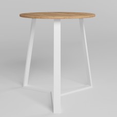 Стол CALIPSO WHITE (18) D680 Дуб золотой (NWS-130744)