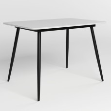 Стол CASEY BLACK (18) 1200/1600х800 Белый (NWS-130844)