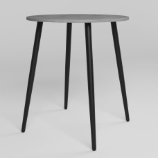Стол MODERN LITE BLACK (18) D700х750 4L Бетонный камень (NWS-131274)