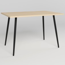 Стол MODERN LITE BLACK (18) 1200х800х750 Береза ​​полярная (NWS-131234)