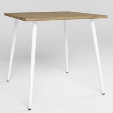 Стол MODERN LITE WHITE (18) 800х800х750 Дуб Каменный (NWS-131204)