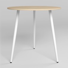Стол MODERN LITE WHITE (18) D800х750 Береза ​​полярная (NWS-131314)
