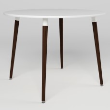 Стіл MODERN WOOD WHITE (19) D1000 4L WHITE/Бук ЛАК 1.031 (NWS-131444)