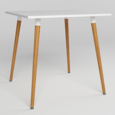 Стол MODERN WOOD WHITE (19) 800х800 WHITE/Бук ЛАК 1.007 (19) 800х800 WHITE/Бук ЛАК 1.007 (NWS-131454)