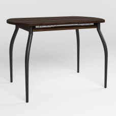 Стіл TALIO EXT BLACK (25) 1100/1420х700 Горіх тієполо (NWS-131824)