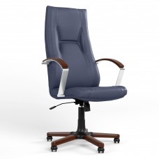 Кресло поворотное KING WOOD TILT EX4 P ECO-22 (Синий) (NWS-126437)