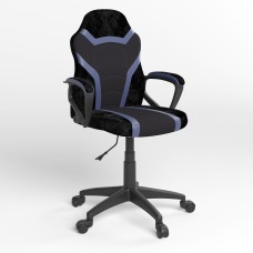 Крісло поворотне FIXY GTP PL51 P PUMA-16/ECO-22 (Чорний/Синій) (NWS-123788)