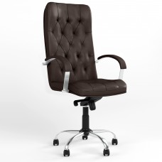 Кресло поворотное CUBA STEEL CHROME (COMFORT) ECO-50 (Белый) (NWS-125509)