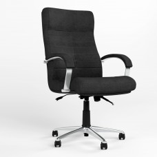 Кресло поворотное ORION STEEL LB CHROME (ANYFIX) Micro-A (Черный) (NWS-126651)