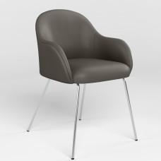 Крісло на рамі WAIT 4L CHROME ECO-70 (Сірий) (NWS-122911)
