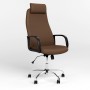 Стул поворотный DIPLOMAT KD HR TILT CHR68 ECO-35 (Кофе) (NWS-125694)