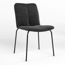 Стул на раме NICE BLACK (BOX-2) SORO-95 (Темно-серый) (NWS-122074)