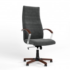 Кресло поворотное IRIS WOOD LB TILT EX4 SORO-95 (Темно-серый) (NWS-126365)
