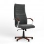 Кресло поворотное IRIS WOOD LB TILT EX4 SORO-95 (Темно-серый) (NWS-126365)
