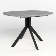 Стіл ARGON LOFT BLACK (18) 1100/1420х900 Бетонний Камінь (NWS-130365)