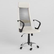 Крісло поворотне FRANK GTP TILT CHR68 P OH-1 ECO-50 (Білий) (NWS-123697)