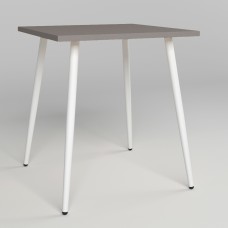 Стол MODERN LITE WHITE (18) 700х700х750 Серый шифер (NWS-131175)