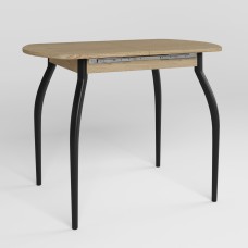 Стіл TALIO EXT LITE BLACK (18) 1000/1320х600 Дуб Кам'яний (NWS-131795)