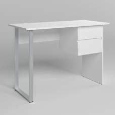 Стіл письмовий TWINKS LITE ALU 1100х500х750 Білий Діамант (NWS-122727)