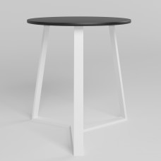 Стол CALIPSO WHITE (18) D680 Черный (NWS-130756)