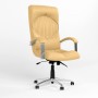Кресло поворотное GERMES STEEL CHROME (ANYFIX) ECO-01 (Бежевый) (NWS-126028)